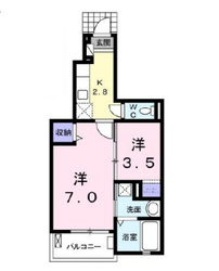 ユーアイハイツ新家の物件間取画像